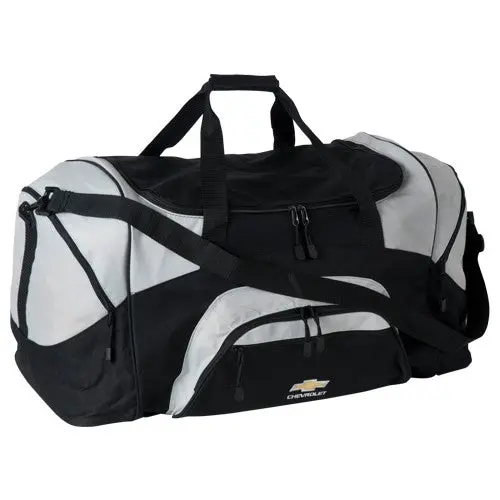 Chevrolet Gold Bowtie Colorblock Sport Duffle Bag 1