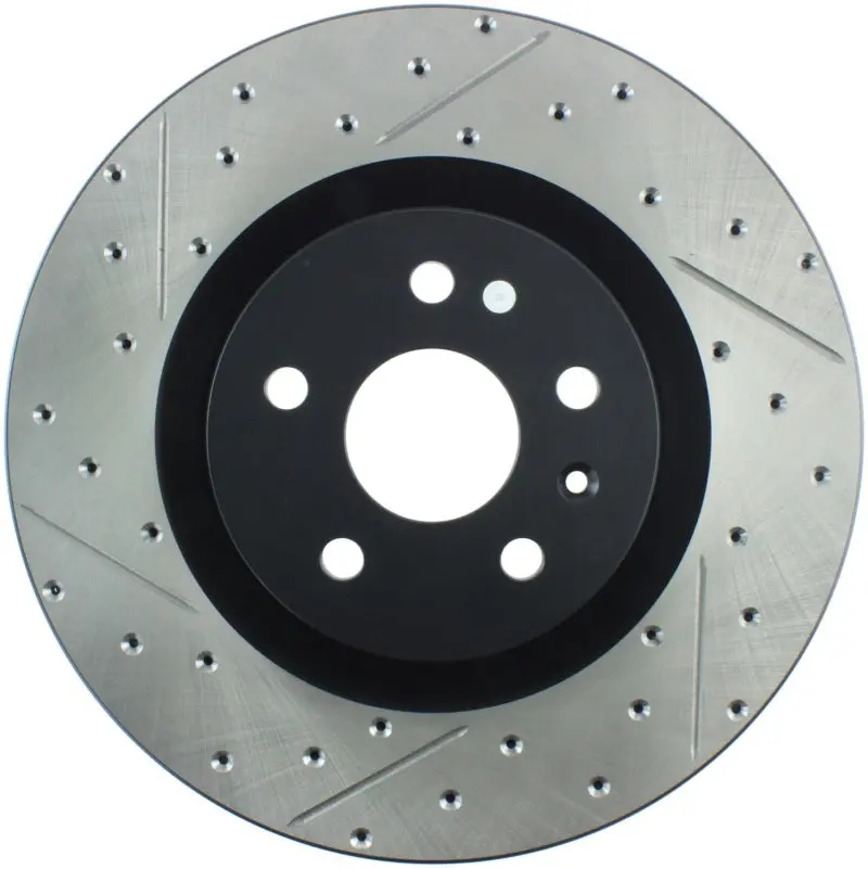 Stoptech 2010-2015 Chevrolet Camaro 5Th Gen Slotted & Drilled Sport Brake Rotor 1