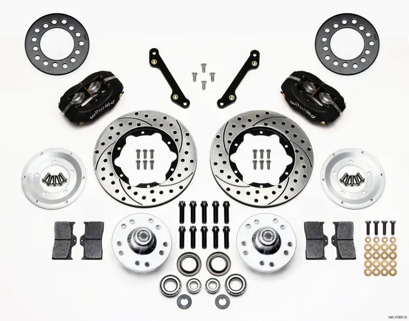 Wilwood 1970-1978 Chevrolet Camaro 2Nd Gen Forged Dynalite Front Kit 11.00In Drilled 1