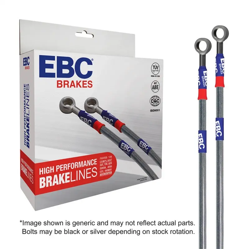 Ebc 2015-2023 Chevrolet Camaro 5Th-6Th Gen 5Th- + 2.0T Stainless Steel Brake Line Kit 1