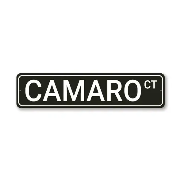 Camaro Ct Road Sign - Aluminum Sign 1