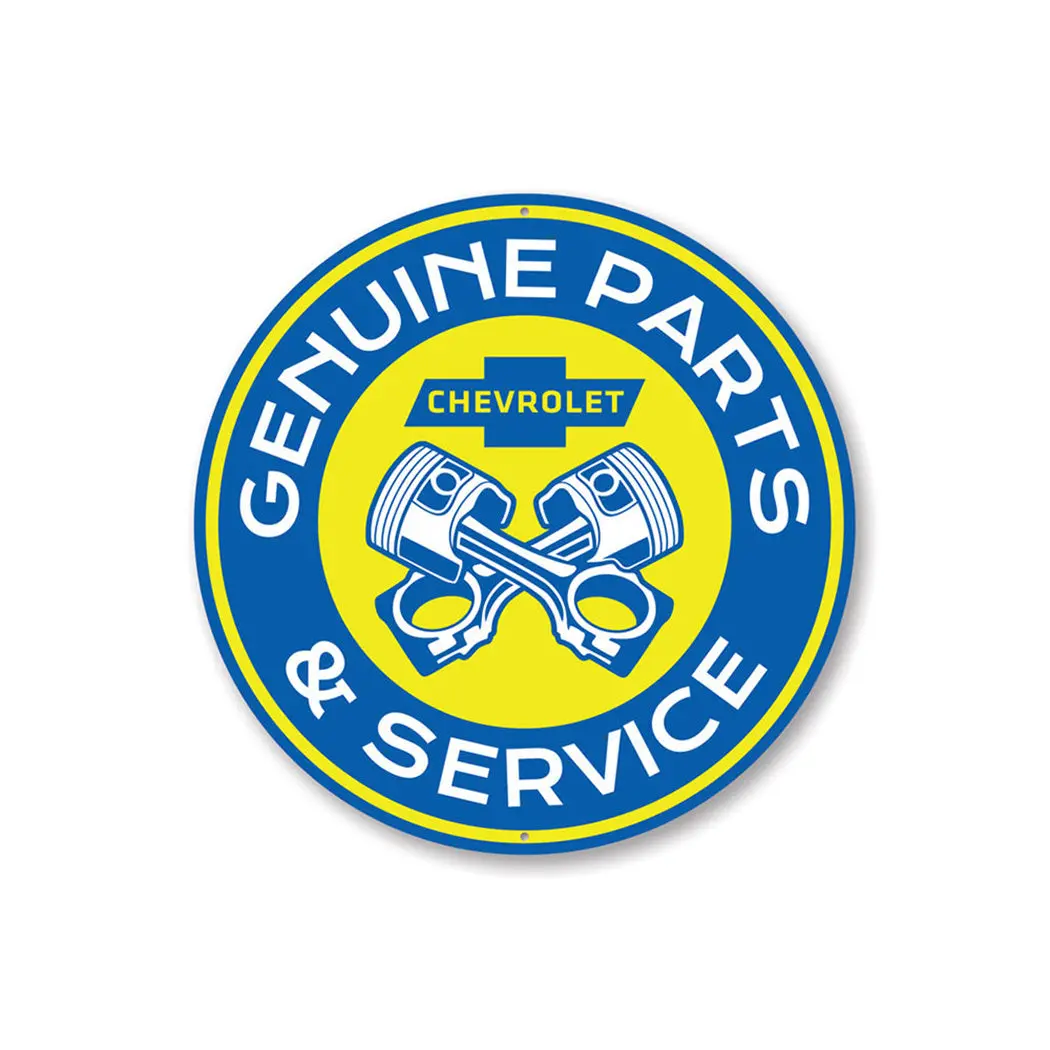 Chevy Genuine Parts & Service - Aluminum Sign 1