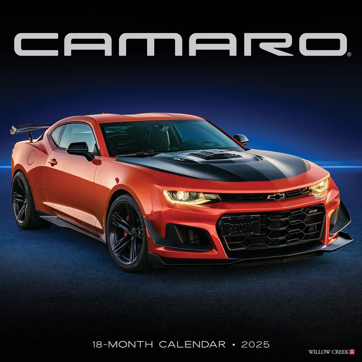 Camaro 2025 Wall Calendar 1