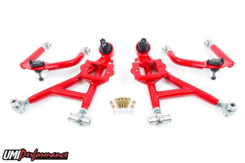 Umi Performance 1993-2002 Chevrolet Camaro 4Th Gen Gm F-Body Front A-Arm Kit Adjustable Drag 1