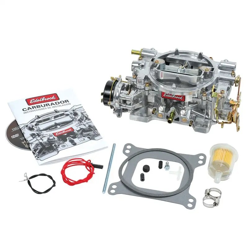 Edelbrock 1980-1987 Chevrolet Camaro 2Nd-3Rd Gen Carburetor Performer Series 4-Barrel 600 Cfm Electric Choke Satin Finish 1