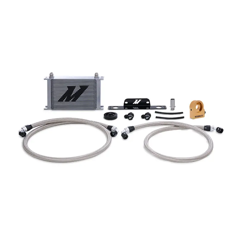 Mishimoto 2010-2015 Chevrolet Camaro 5Th Gen Ss Thermostatic Oil Cooler Kit Silver 1
