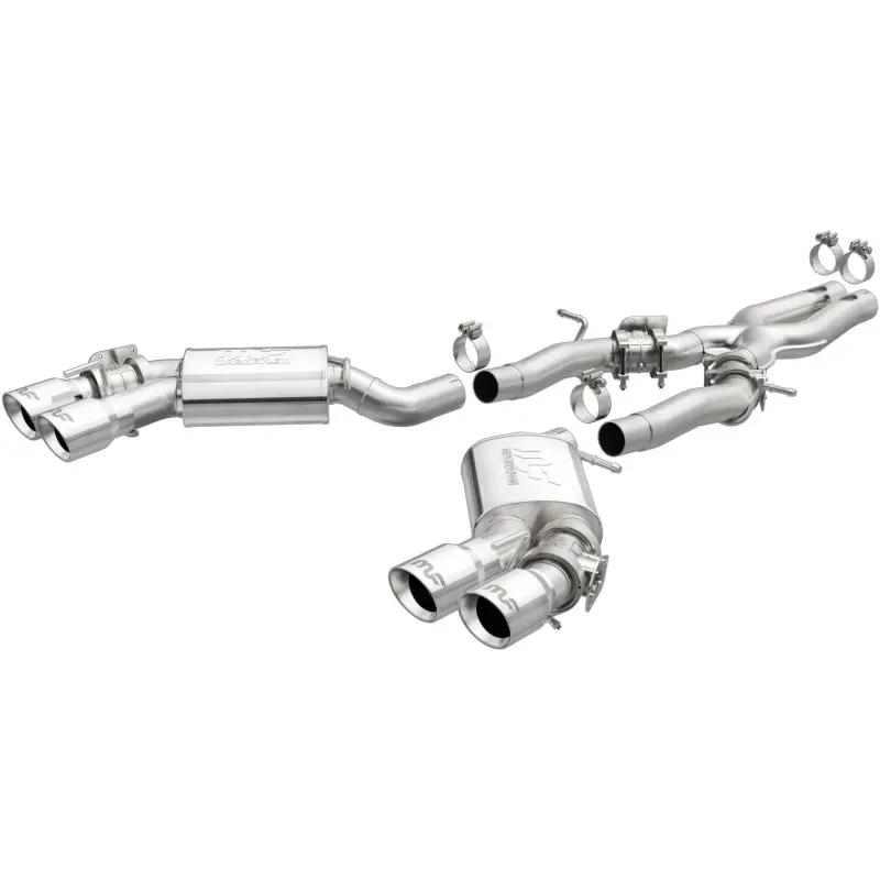 Magnaflow 2016-2024 Chevrolet Camaro 6Th Gen 6.2L V8 Competition Cat Back W Quad Polished Tips 1