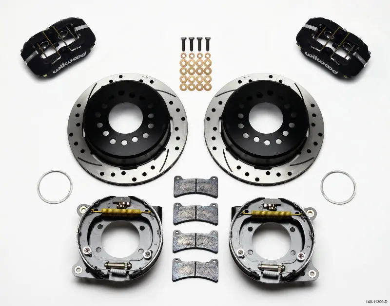 Wilwood 1993-1997 Chevrolet Camaro 4Th Gen Dynapro Low-Profile 11.00In P-Brake Kit Drilled 2.75In Offset 1