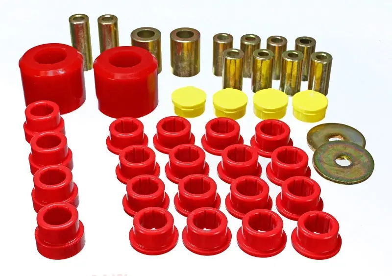 Energy Suspension 2010-2015 Chevrolet Camaro 5Th Gen 10 Red Rear End Control Arm Bushing Set 1