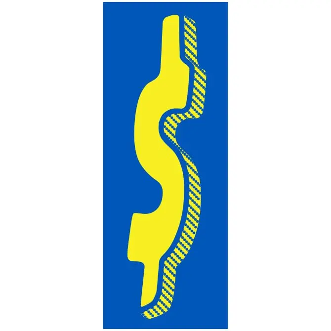 Number Window Stickers - Blue And Yellow Car Dealer Number Stickers - Durable, Weatherproof Vinyl With Easy On/Off Adhesive - Back Slit For Seamless Installation - 11-1/2" 1