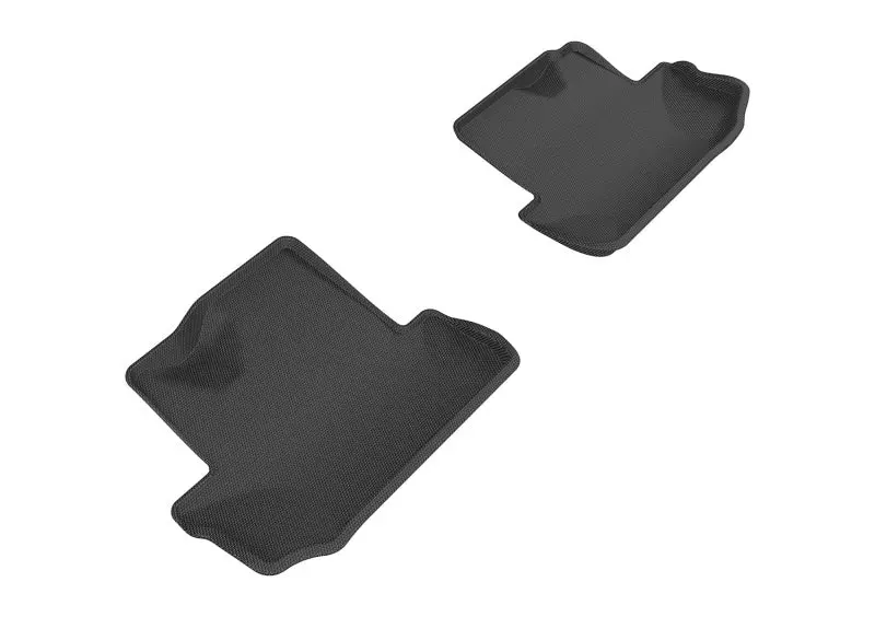 3D Maxpider 2016-2024 Chevrolet Camaro 6Th Gen Kagu 2Nd Row Floormats Black 1