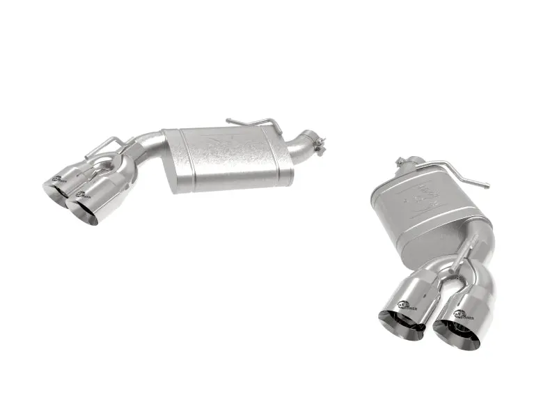 Afe 2016-2024 Chevrolet Camaro 6Th Gen Power Mach Force-Xp 3In Axle-Back Ss V8 6.2L W Mufflers Polished 1