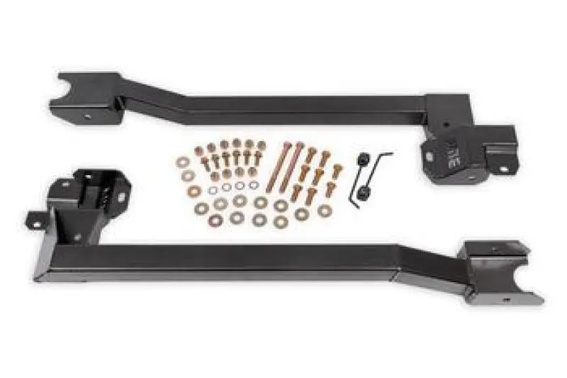 Bmr 1974-1980 Chevrolet Camaro Bolt-On Subframe Connectors Black Hammertone 1