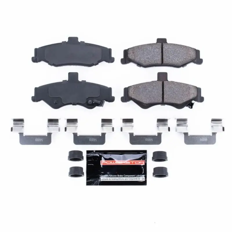 Powerstop 1998-2002 Chevrolet Camaro 4Th Gen Power Stop Rear Z23 Evolution Sport Brake Pads W Hardware 1