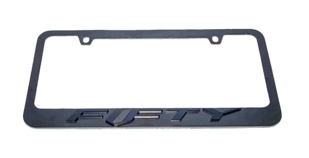 Chevrolet Camaro Fifty Black License Plate Frame 1