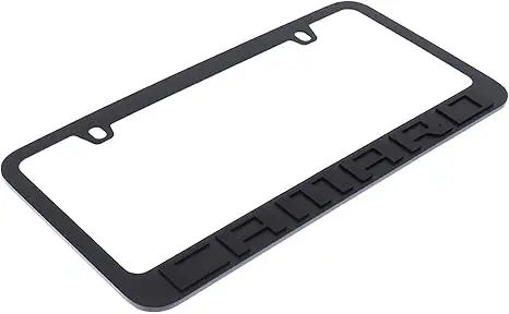 2010 Chevrolet Camaro Black License Plate Frame 1