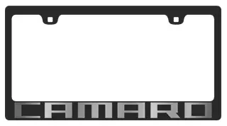 2010 Chevrolet Camaro Black License Plate Frame 1