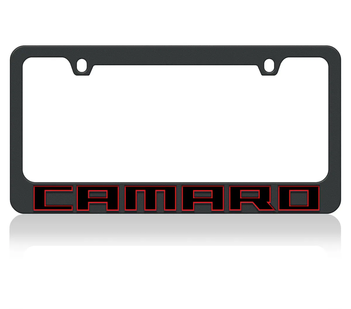 2018 Chevrolet Camaro Black License Plate Frame 1