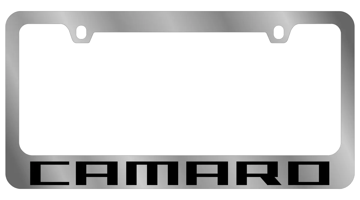 2010 Chevrolet Camaro Chrome License Plate Frame 1