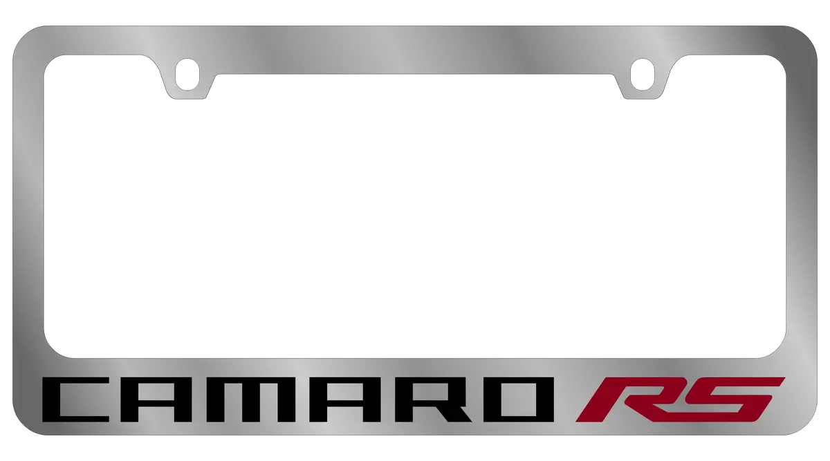 2010 Chevrolet Camaro Rs Chrome License Plate Frame 1