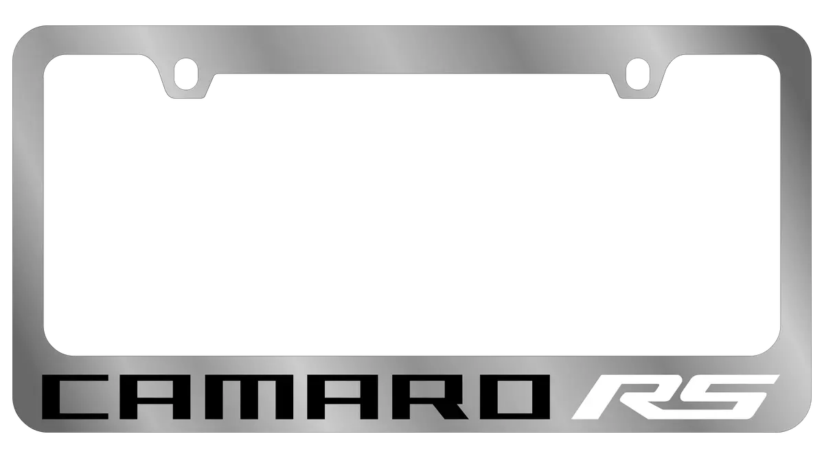 2010 Chevrolet Camaro Rs Chrome License Plate Frame 1