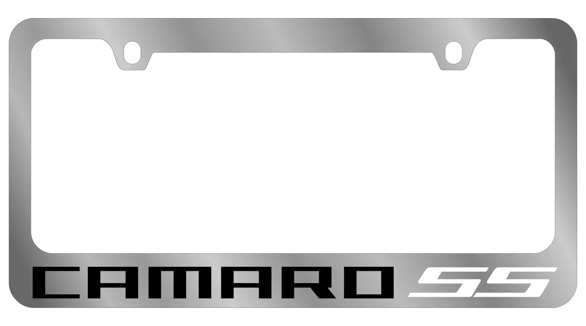 2010 Chevrolet Camaro Ss Chrome License Plate Frame 1