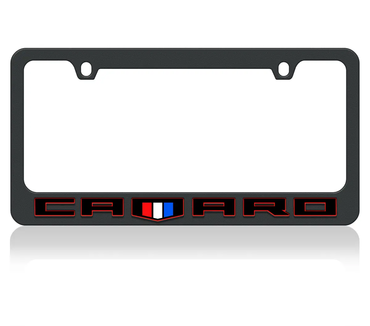 2018 Chevrolet Camaro Redline Black License Plate Frame 1