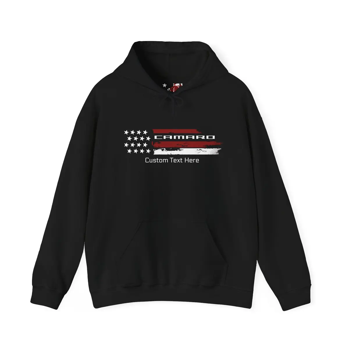 Personalized Chevy Camaro Americana Unisex Fleece Hoodie 3