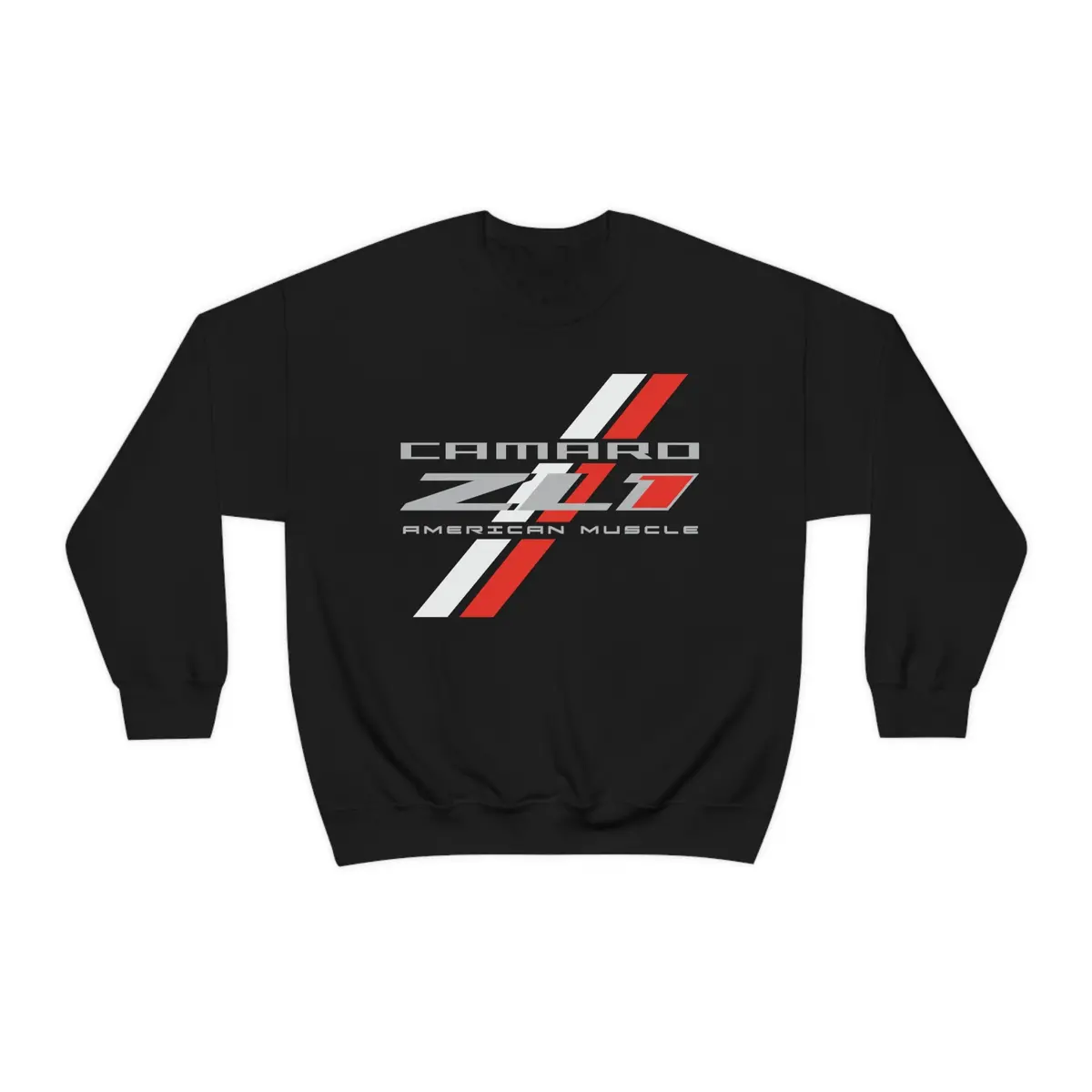 Camaro 6Th Gen Zl1 Crew Neck Long Sleeve Heavy Duty Sweatshirt 1