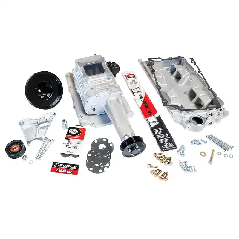 Edelbrock 1967-1986 Chevrolet Camaro 1St-3Rd Gen E-Force 122 Supercharger Small-Block W Conventional Cylinder Heads 1