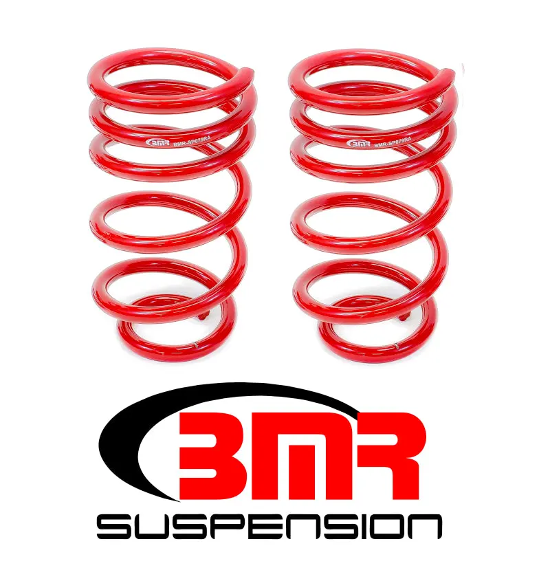 Bmr Suspension 2010-2015 Chevrolet 5Th Gen Camaro Bmr V8 Rear Lowering Springs Red 1