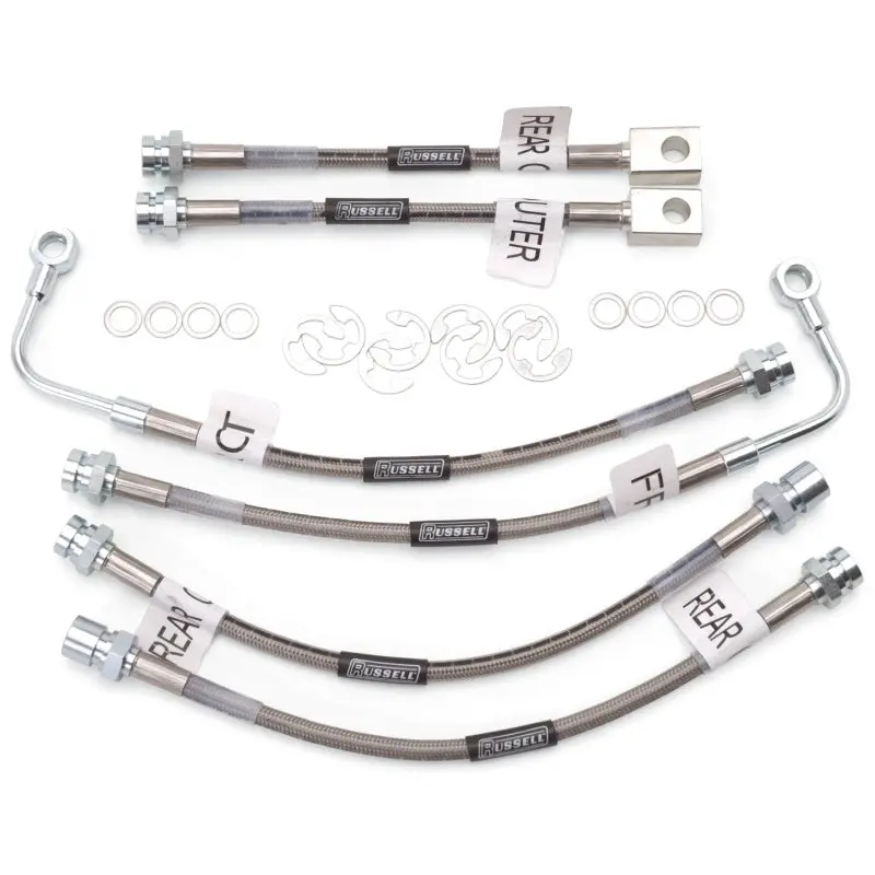 Russell 1998-2002 Chevrolet Camaro 4Th Gen Performance Firebird (With Traction Control) Brake Line Kit 1