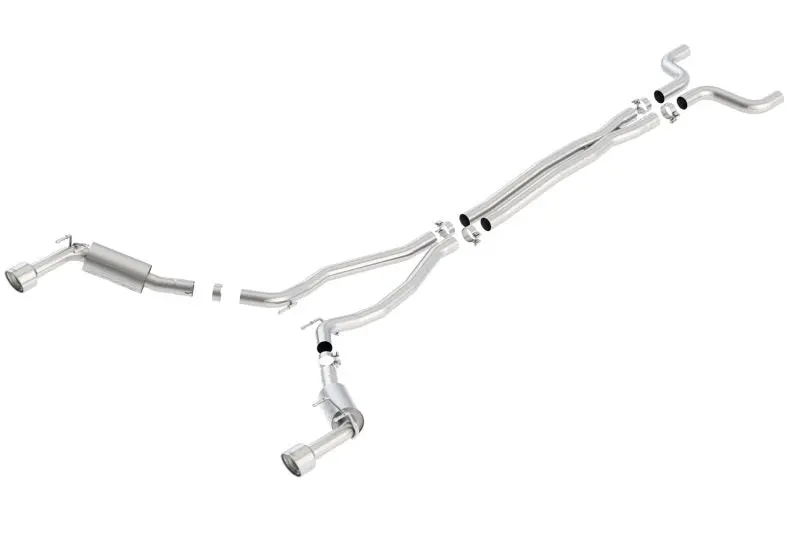 Borla 2014-2015 Chevrolet Camaro 5Th Gen Ss 6.2L V8 Single Split Rear Exit S-Type Catback Exhaust 1