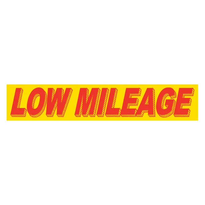 Vibrant Yellow & Red High-Visibility Slogan Stickers – Weatherproof Vinyl Decals For Car Dealership Promotions & Vehicle Advertising – 14.5" X 2.75" – Easy Application & No Residue – Automotive Sales Marketing Stickers 9