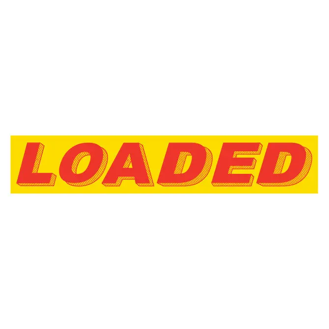 Vibrant Yellow & Red High-Visibility Slogan Stickers – Weatherproof Vinyl Decals For Car Dealership Promotions & Vehicle Advertising – 14.5" X 2.75" – Easy Application & No Residue – Automotive Sales Marketing Stickers 13