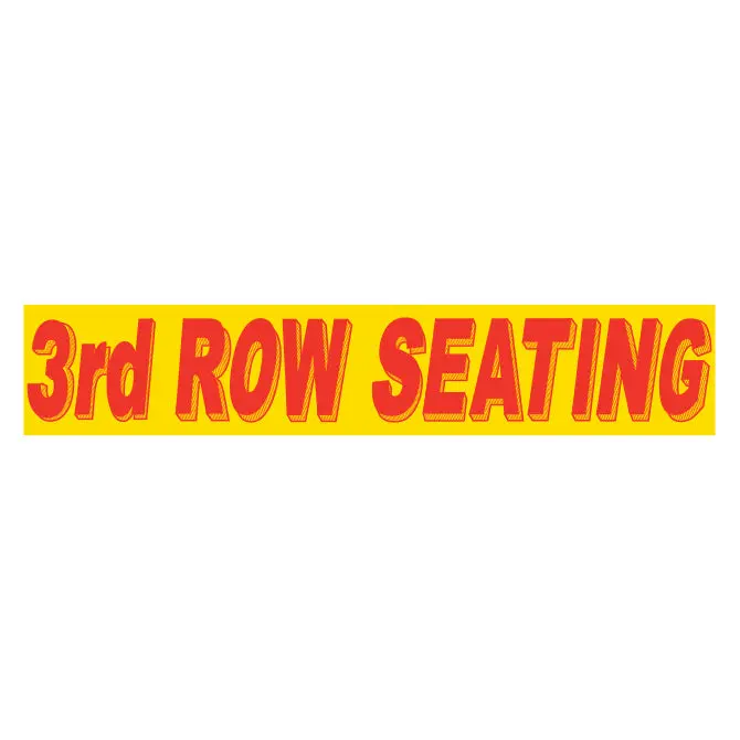 Bold Yellow and Red Slogan Decals – Durable, Weatherproof Vinyl Stickers for Auto Dealerships and Fleet Advertising – 14.5" x 2.75", Quick-Apply, Residue-Free Removal - Image 8