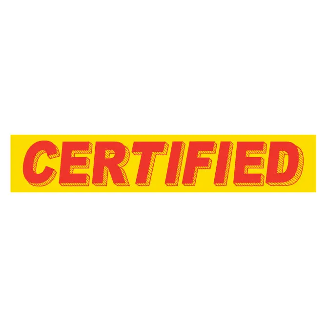 Bold Yellow and Red Slogan Decals – Durable, Weatherproof Vinyl Stickers for Auto Dealerships and Fleet Advertising – 14.5" x 2.75", Quick-Apply, Residue-Free Removal - Image 12