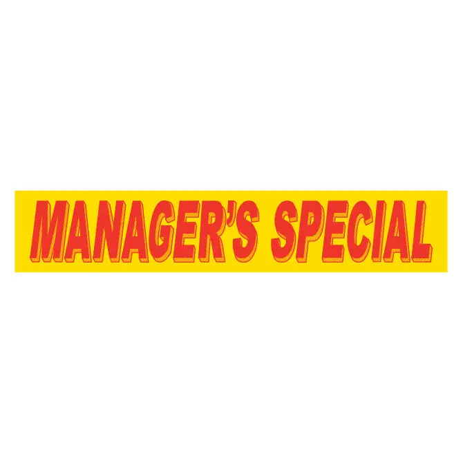 Vibrant Yellow & Red High-Visibility Slogan Stickers – Weatherproof Vinyl Decals For Automotive Promotions, Sales, Dealership Branding & Event Marketing – 14.5" X 2.75" – Easy Application, No Residue 1