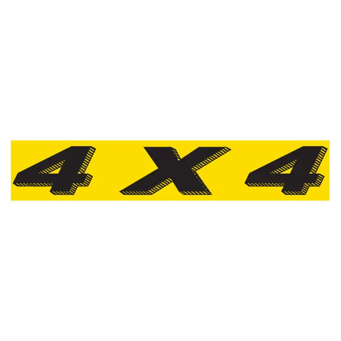 Vibrant Yellow & Black High-Visibility Slogan Stickers – Weatherproof Vinyl Decals For Car Dealership Promotions, Vehicle Branding & Automotive Marketing – 14.5" X 2.75" – Easy Application With No Residue 1