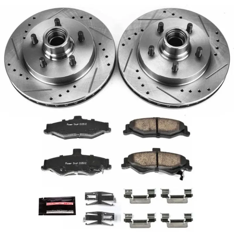 Powerstop 1998-2002 Chevrolet Camaro 4Th Gen Power Stop Rear Z23 Evolution Sport Brake Kit 1