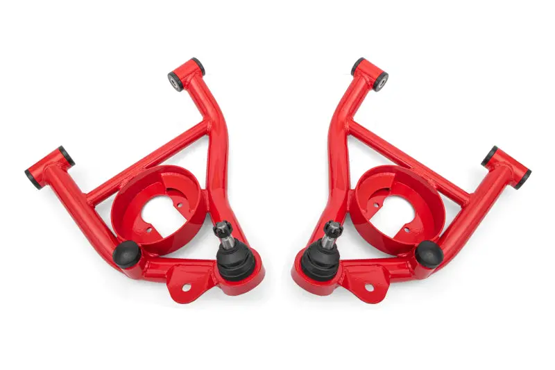 Bmr Suspension 1982-1992 Chevrolet 3Rd Gen Camaro Bmr Gm F-Body Non-Adj Lower A-Arms Delrin Bushings Spring Pocket Red 1