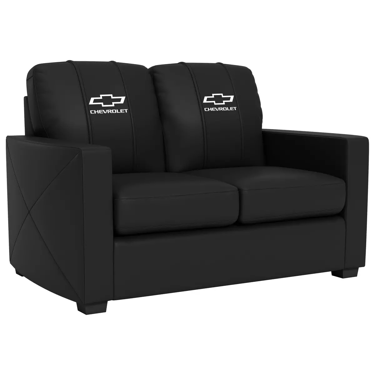 Silver Loveseat With Chevrolet Alternate Logo 1