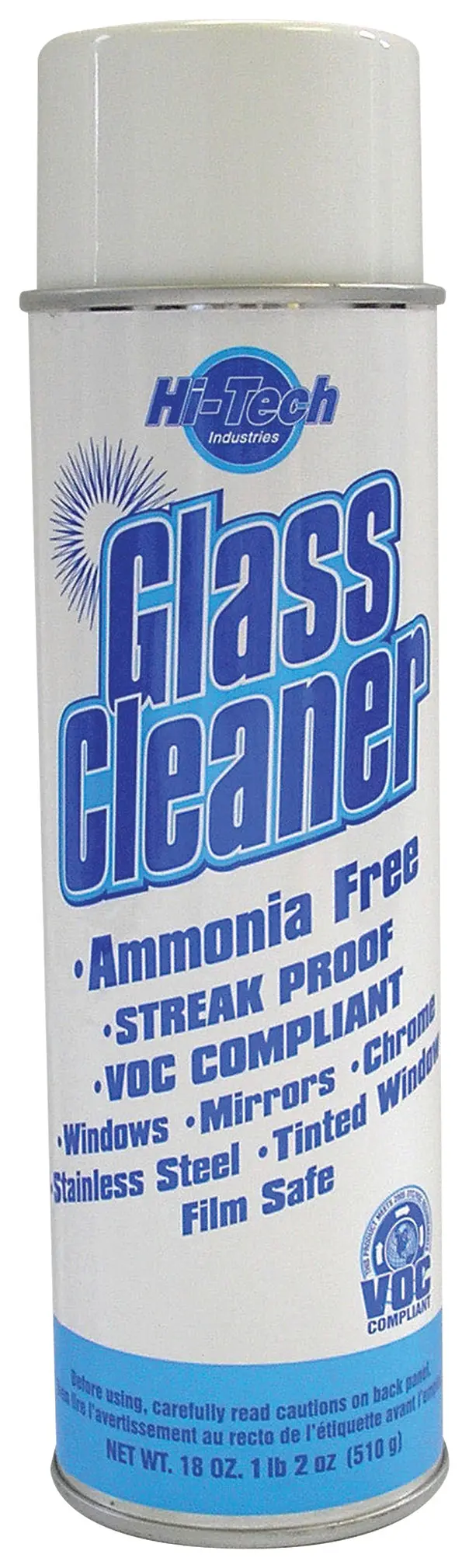 Ammonia-Free Glass Cleaner - Safe On Window Tint, Cuts Through Grime And Road Film - Streak-Free Finish, Professional Grade Aerosol Cleaner For Automotive And Home Use - 18 Ounce Can 1