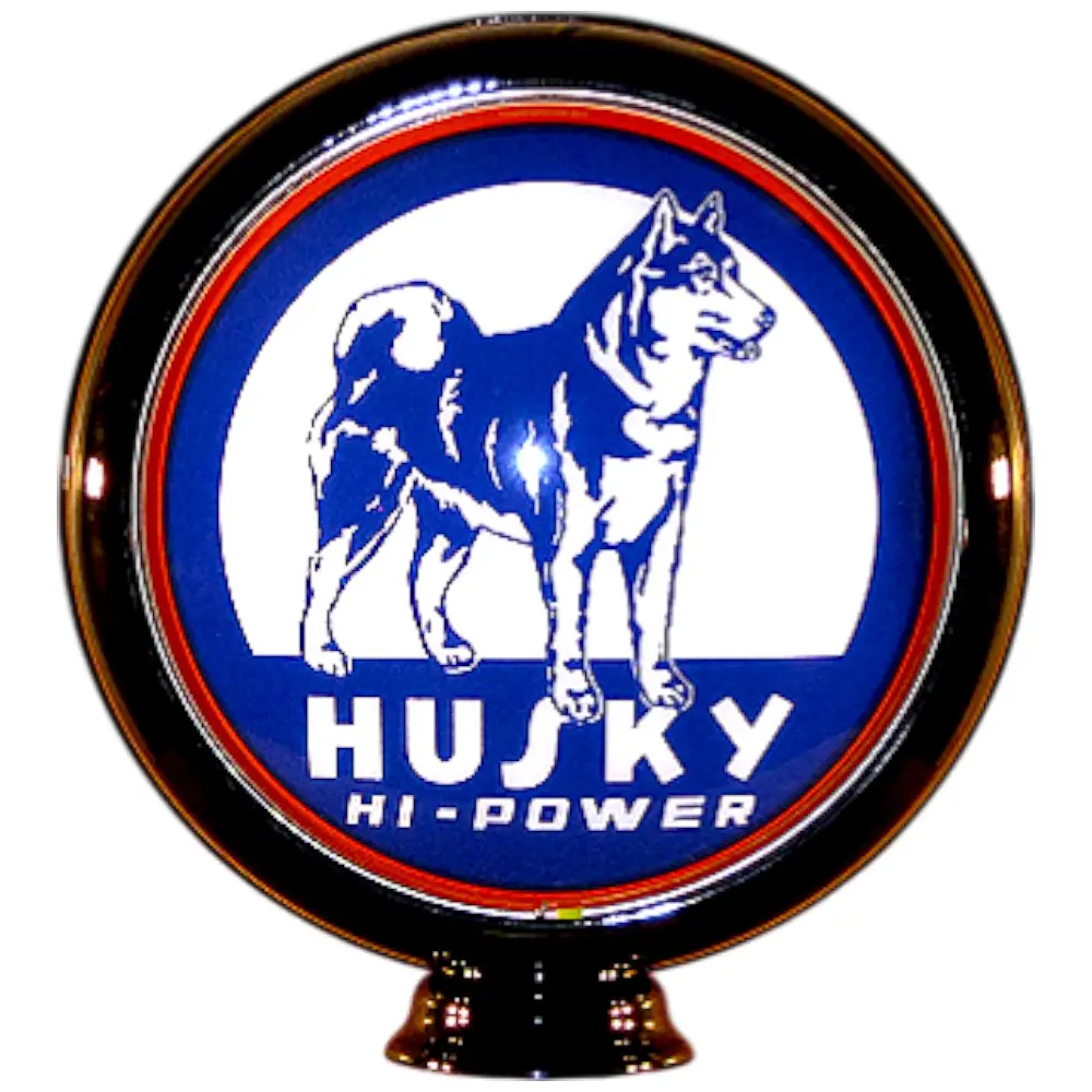 Husky Hi-Power Gasoline Lighted Globe Gas Pump Topper 1