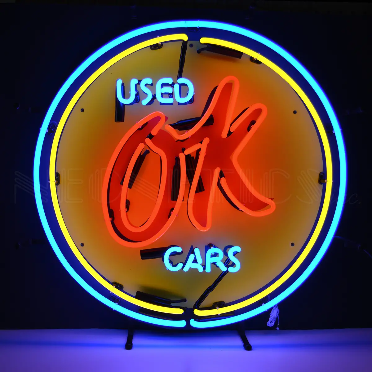Chevy Ok Used Cars Neon Sign 1