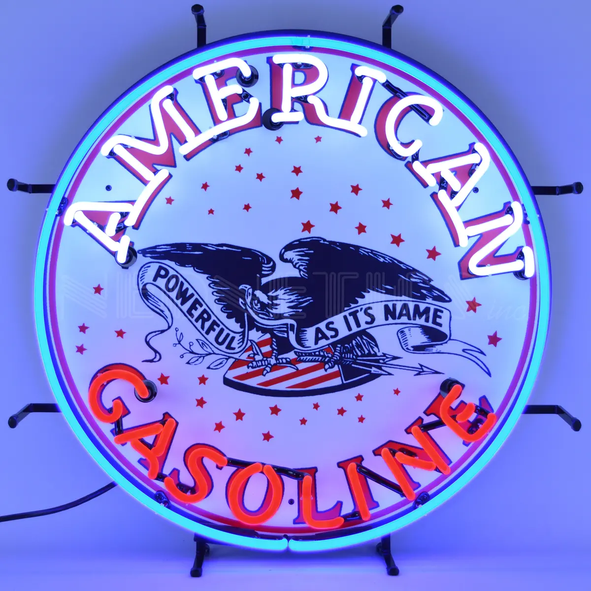 American Gasoline Neon Sign 1