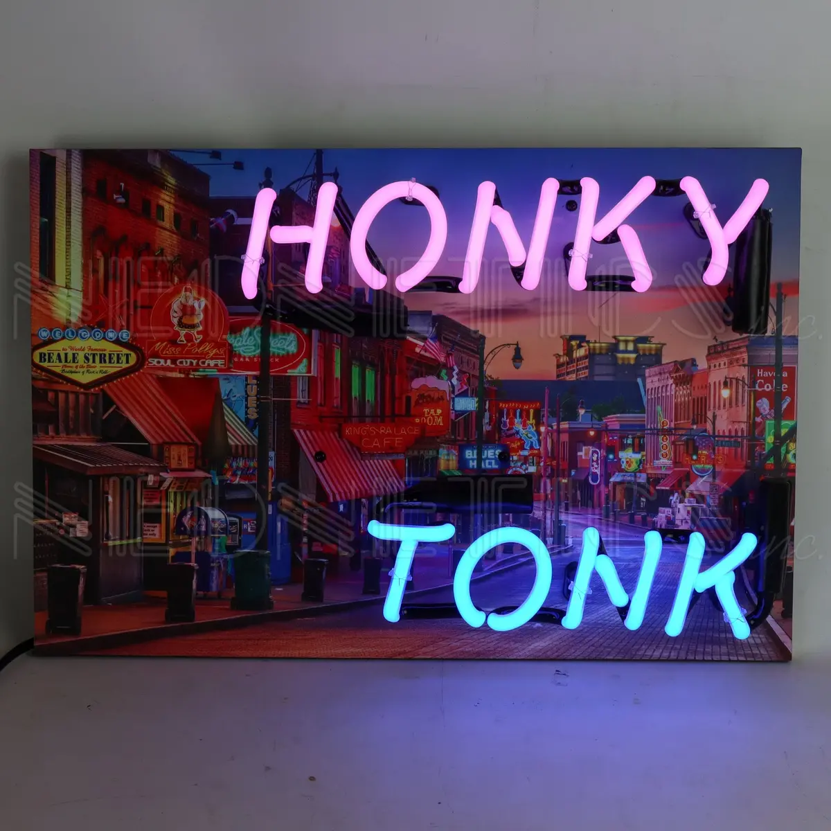 Beale Street Honky Tonk Neon Sign 1