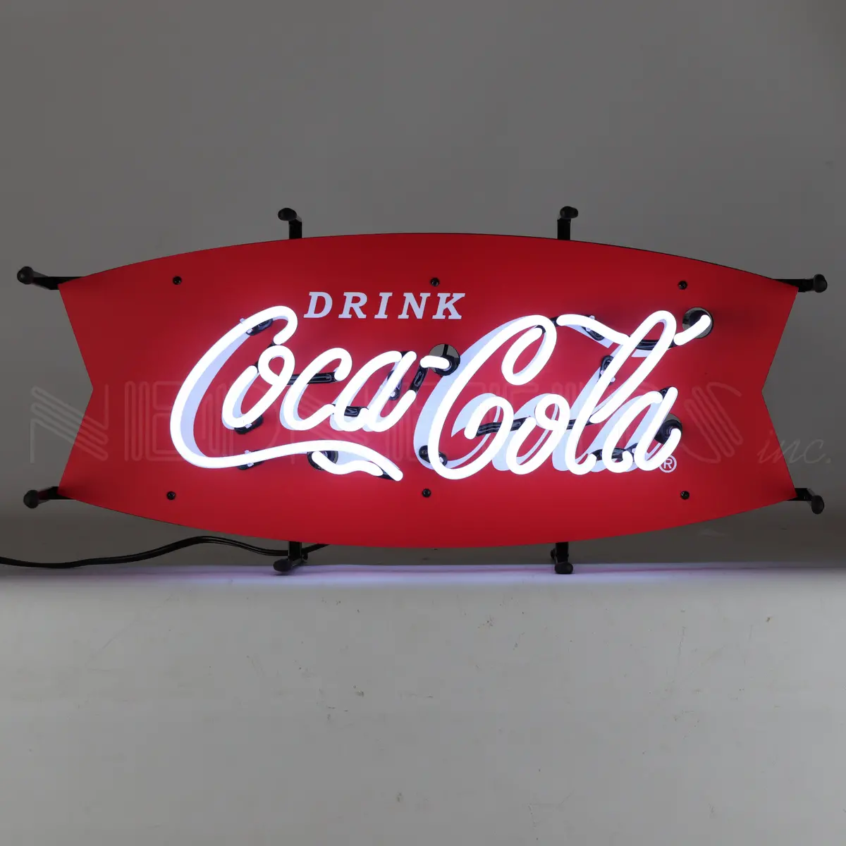 Drink Coca-Cola Fishtail Junior Neon Sign 1