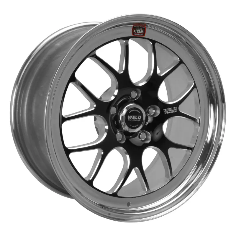 Weld 2010-2018 Chevrolet Camaro 5Th-6Th Gen S77 18X5 5X120mm Bp 2.1In. Bs Black Wheel (High Pad) Non-Beadlock 1