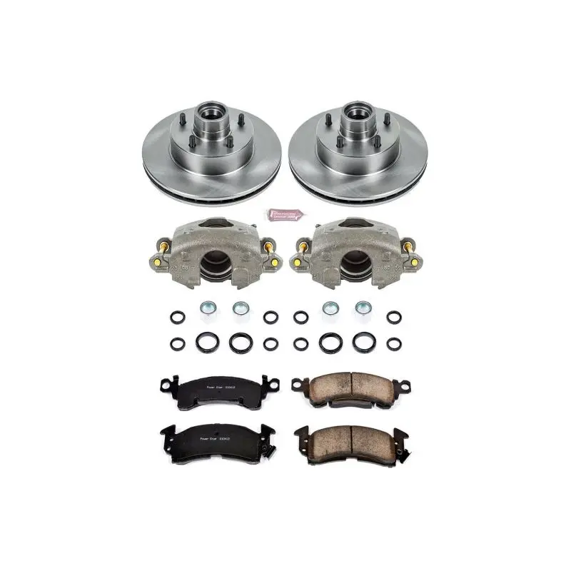 Powerstop 1978-1978 Chevrolet Camaro 2Nd Gen Power Stop Front Autospecialty Brake Kit W Calipers 1